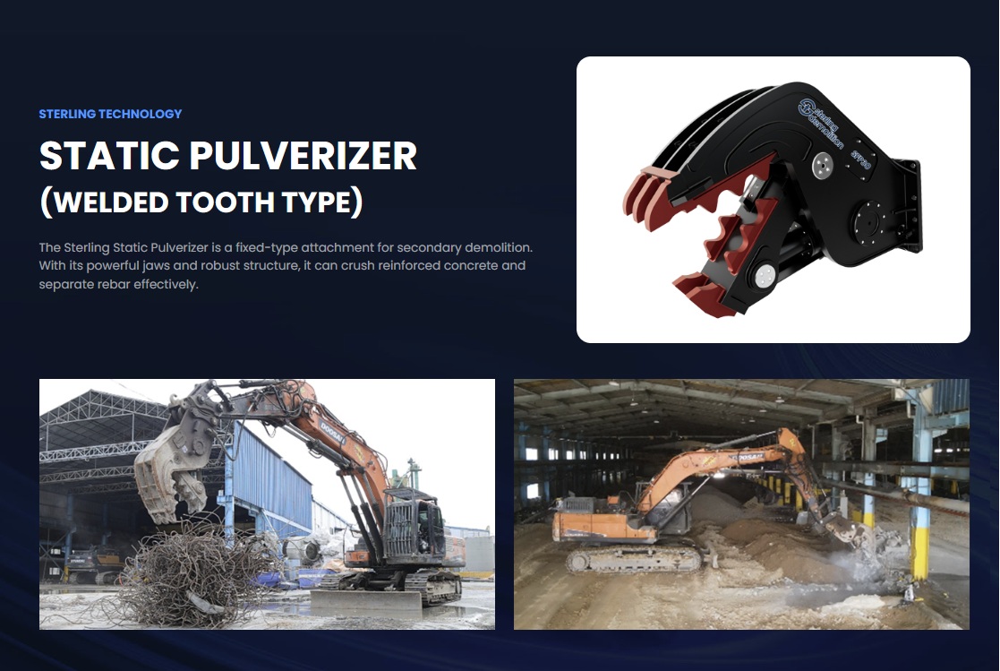STATIC PULVERIZER (WELDED TOOTH TYPE)